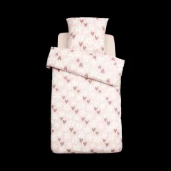 Slaapkamer|Kinderdekbedovertrekken|Ygo Dekbedovertrek BILLIE HART 140 Roze