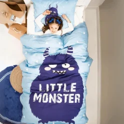 Slaapkamer|Kinderdekbedovertrekken|Ygo Dekbedovertrek LITTLE MONSTER 140x220