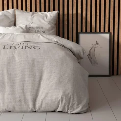 Dekbedovertrekken|Ygo Dekbedovertrek LUXURIOUS LIVING 240 Zand