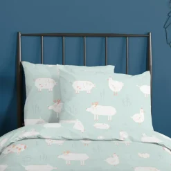 Slaapkamer|Kinderdekbedovertrekken|Ygo Dekbedovertrek PRETTY ZOO 140x220