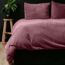 Dekbedovertrekken|Ygo Dekbedovertrek RIBBE 240 Oud-Roze