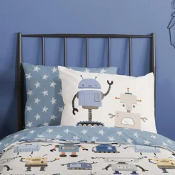 Slaapkamer|Kinderdekbedovertrekken|Ygo Dekbedovertrek ROBO 140x220