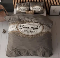 Dekbedovertrekken|Ygo Dekbedovertrek ROYAL PALACE 240 Taupe