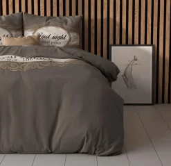 Dekbedovertrekken|Ygo Dekbedovertrek ROYAL PALACE 240 Taupe