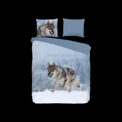 Dekbedovertrekken|Ygo Dekbedovertrek SNOW WOLF 240x220