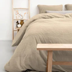 Dekbedovertrekken|Ygo Dekbedovertrek TEDDY 200 Taupe