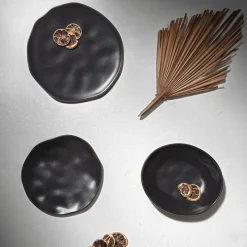 Servies|Ygo Dessertbord FEDRA Ø27 Zwart