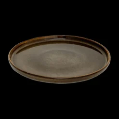 Servies|Ygo Dessertbord TERRIA Ø21 Bruin