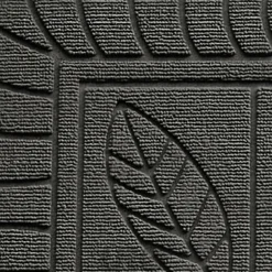 Tapijten|Ygo Deurmat FEUILLI Rechthoek 75x45 Grijs