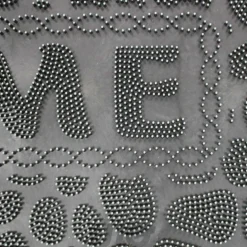 Tapijten|Ygo Deurmat VANIDA Welcome PVC Zwart 74x44