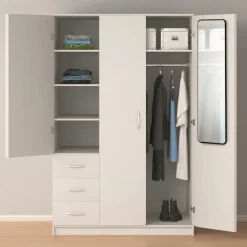 Spiegels|Spiegels|Ygo Deurspiegel IFRIAM RH Afgerond Zwart