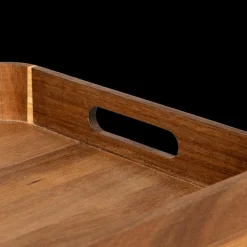 Tafelaccessoires|Ygo Dienblad ACZARA Rechth. Acacia Bruin