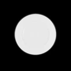 Servies|Ygo Diep Bord SEPS Wit/Rand Zwart