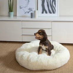 Kussens En Manden|Ygo Dierenkussen WOEZEL Rnd M Ecru