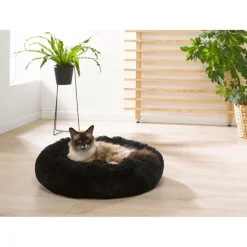 Kussens En Manden|Ygo Dierenkussen WOEZEL Rnd S Zwart