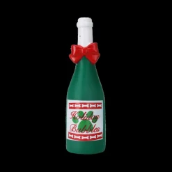 Kerst|Ygo Dierenspeelgoed PET-MAS Fles Groen/Rood