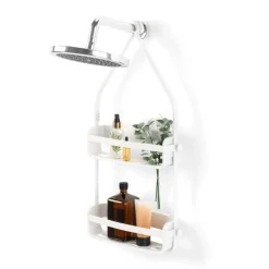 Bad- & Doucheaccessoires|Ygo Doucherek FLEX Dubbel Wit