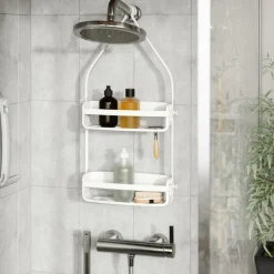 Bad- & Doucheaccessoires|Ygo Doucherek FLEX Dubbel Wit