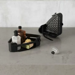 Bad- & Doucheaccessoires|Ygo Doucherek FLEX GEL-LOCK Hoek Zwart