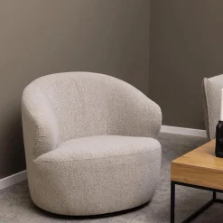 Fauteuils|Ygo Draaifauteuil HARALD Monza Beige