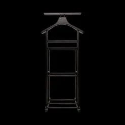 Kledingrekken|Ygo Dressboy OVALET Hout Zwart