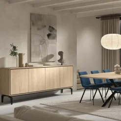 Dressoirs|Ygo Dressoir NESTOR Eik/Zwart B215