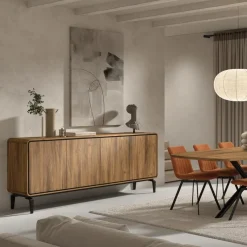 Dressoirs|Ygo Dressoir NESTOR Walnoot/Zwart B235