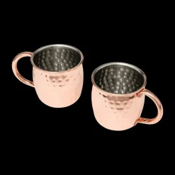 Glazen|Ygo Drinkbeker MOSCOW S/2 Gehamerd Koper