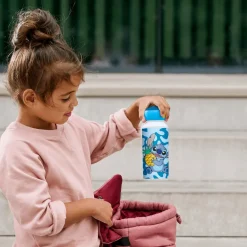 Lunchboxes & Drinkbussen|To Go|Ygo Drinkfles STITCH 400ml Blauw