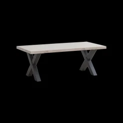 Woon- En Eetkamers|Ygo Eetkamer JASMUND: Dressoir + Glaskast B132,5 + Eettafel 190x95 + 4x Stoelen Dodge