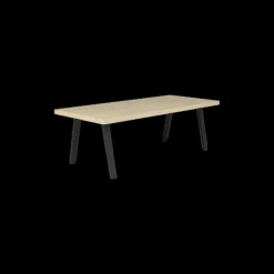 Woon- En Eetkamers|Ygo Eetkamer TEODOR: Dressoir + Vitrinekast + Eettafel ABBEY 200x100 + 4x stoelen ALECIO Pearl