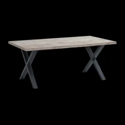 Woon- En Eetkamers|Ygo Eetkamer VIENNA: Dressoir + Glaskast B238 + Tafel 190x95 + 4x Stoel DIEGO Bruin