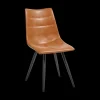 Stoelen|Ygo Eetstoel LORRY PU Cognac