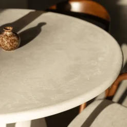 Eettafels|Ygo Eettafel AESON Ø140 Microcement