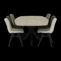 Eettafels|Ygo Eettafel AMATO Misty Oak 220x120