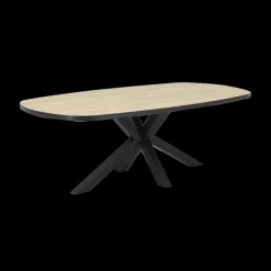Eettafels|Ygo Eettafel ARTEGO Ovaal 200x100 Sterpoot French Oak