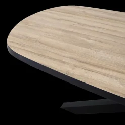 Eettafels|Ygo Eettafel ARTEGO Ovaal 200x100 Sterpoot French Oak
