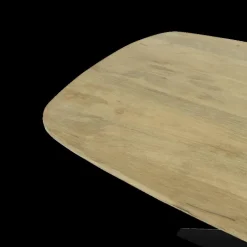 Eettafels|Ygo Eettafel BILLIE Deens Ovaal 220x110 Naturel Spinpoot