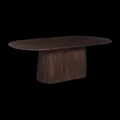 Eettafels|Ygo Eettafel DOMINGO Mango Donkerbruin 230x110