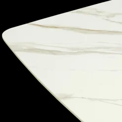 Eettafels|Ygo Eettafel DOMINIK 240x120 Keramiek Wit/Cognac