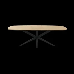 Eettafels|Ygo Eettafel ENCANTO Deens Ovaal 160x92 Old Oak