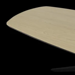 Eettafels|Ygo Eettafel ENCANTO Deens Ovaal 250x128 Blond Oak
