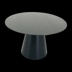 Eettafels|Ygo Eettafel FERMO Ø120 Fineer Zwart