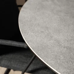 Eettafels|Ygo Eettafel FERRIS Keramiek Grijs Ø119