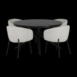 Eettafels|Ygo Eettafel FIONA Old Piano Ø130