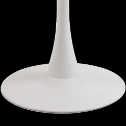 Eettafels|Ygo Eettafel GRANTHAM Keramiek Mat Wit Ø90cm