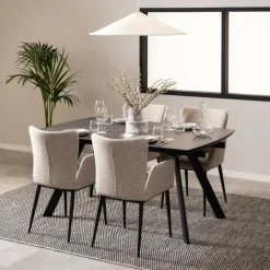 Eettafels|Ygo Eettafel HEDVIG Keramiek Verlengbaar 160/240x97