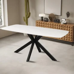 Eettafels|Ygo Eettafel HERMES 180x90 Wit