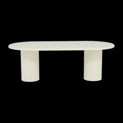 Eettafels|Ygo Eettafel ITHAKA Ovaal 220x110 Microcement Kolompoot