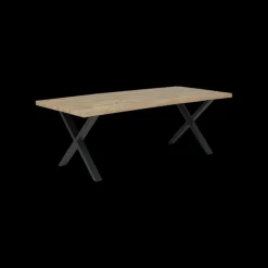 Eettafels|Ygo Eettafel KAMIEL Industrial Oak 190x95